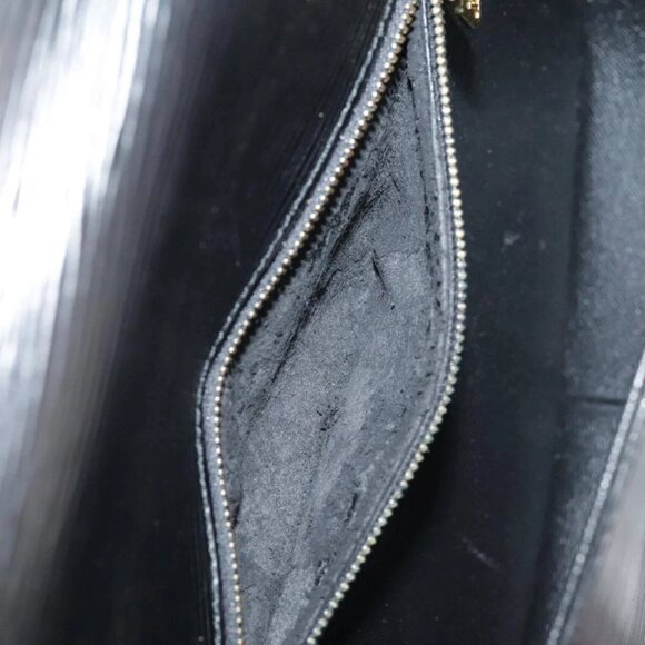 LOUIS VUITTON Epi Saint Cloud GM Shoulder Bag Black Noir - Picture 11 of 16